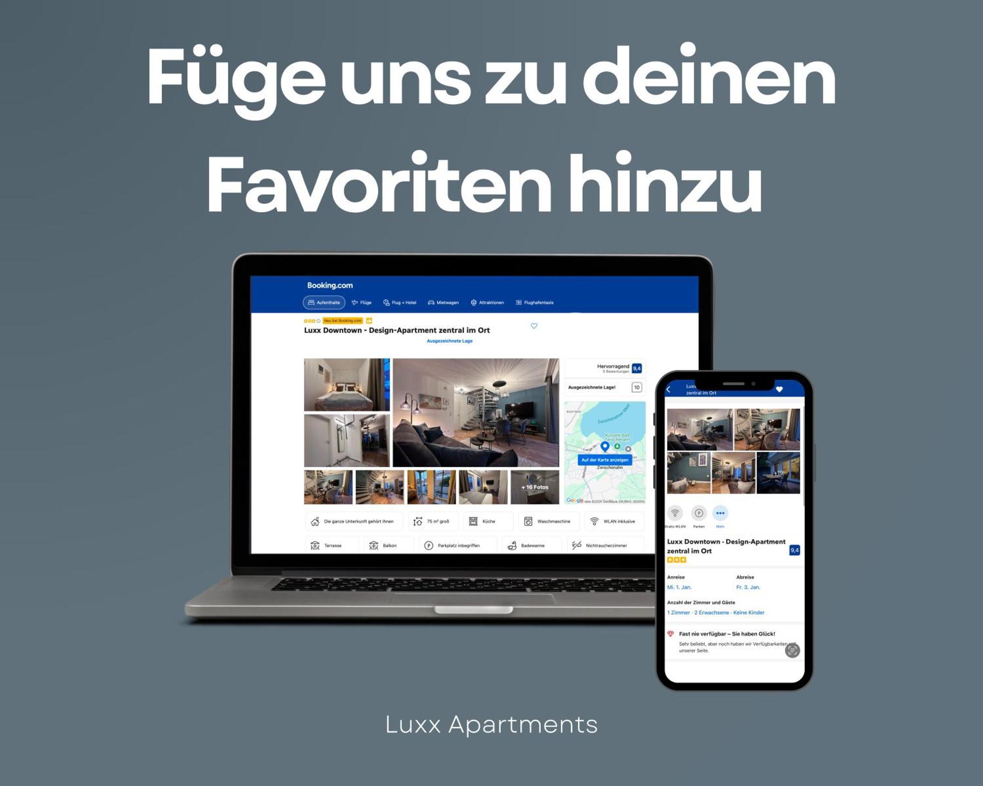 Luxx Downtown - Design-Apartment Zentral Im Ort Bad Zwischenahn Eksteriør billede